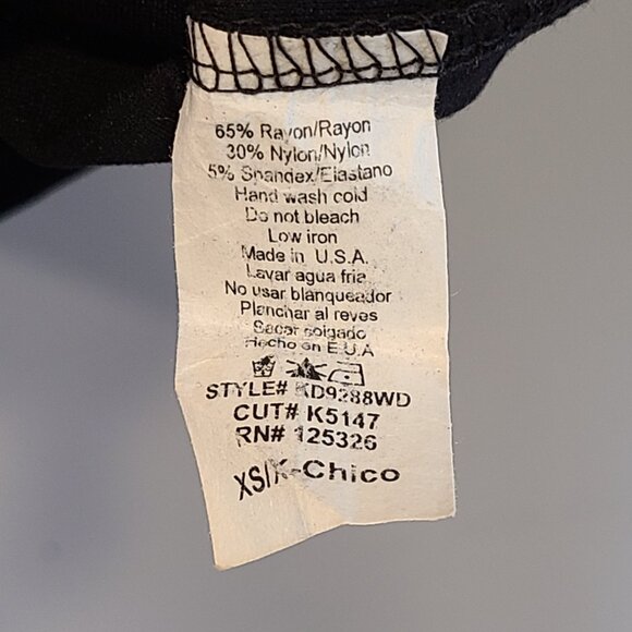 Windsor Mini Dress Black LBD Extra Small Mesh Chest - Picture 8 of 9